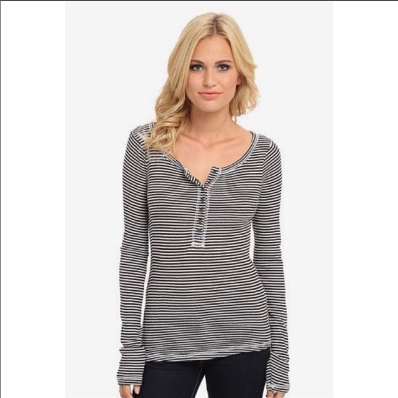 striped lucky brand thermal - Picture 3 of 7